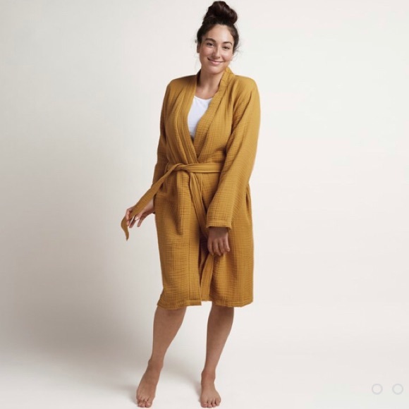 Parachute Intimates & Sleepwear | Parachute Cloud Cotton Robe In Gold